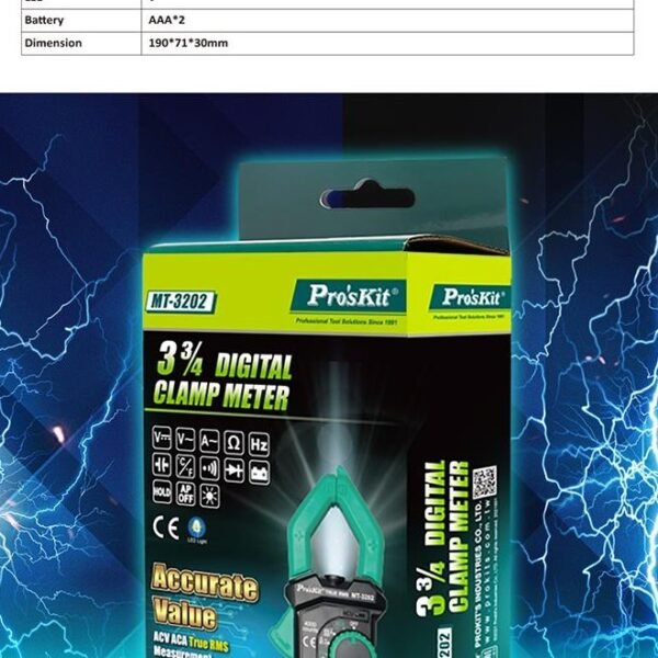 Pro'sKit MT-3202 Digital Clamp Meter - Figura 4