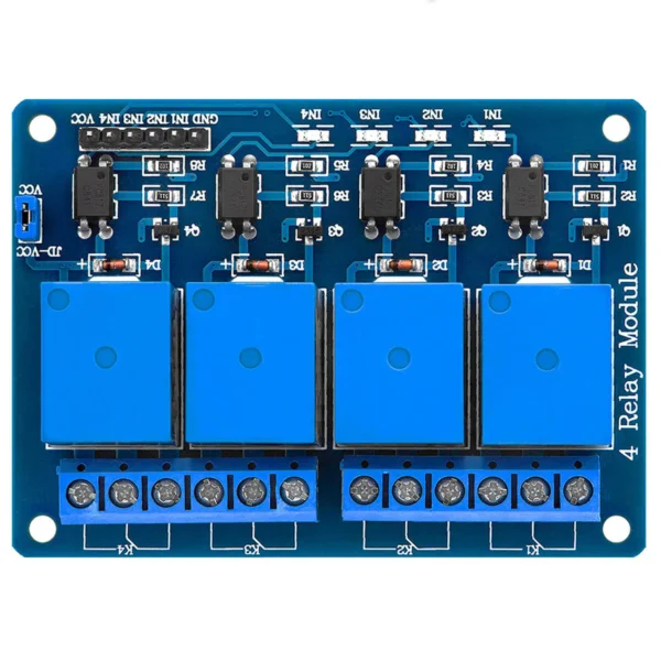 5V 4 Channel Relay Module for Arduino
