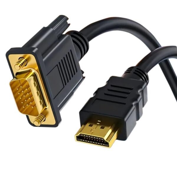 HDMI to VGA 1.8m, Uni-Directional HDMI to VGA Cable (Male to Male) 1920x1080@60Hz