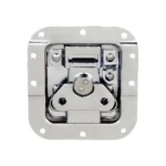 Recessed latch in dish with bulit-in spring M908S