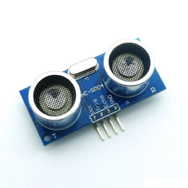 The HC–SR04 ultrasonic sensor uses sonar to determine distance to an object like bats do. It offers excellent non-contact range detection with high accuracy and stable readings in an easy-to-use package. From 2 cm to 400 cm or 1” to 13 feet. Ultrasonic sensors are used typically in applications to measure the level or the distance. Especially in the level measurement ultrasonic sensors are used because they are quick and easy to implement.