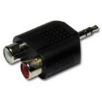 Female RCA stereo / Male Jack 3.5 stereo adapter