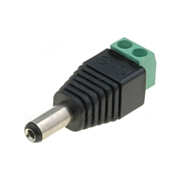 DC jack 2,1 with screw terminal