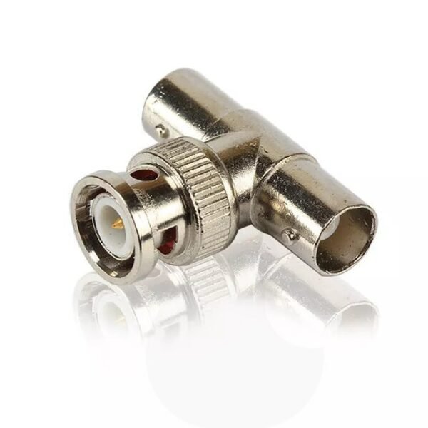 BNC Male To Dual Female 3 way Female Connector Adaptor CCTV Camera DVR Splitter