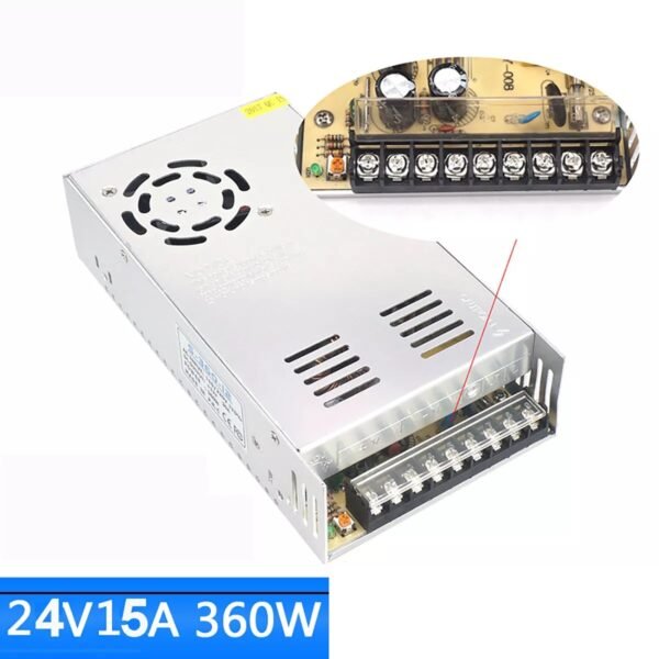 ADAPTER MERVESAN MT-350-24-S 24 Volt 14.5 Amp SMPS