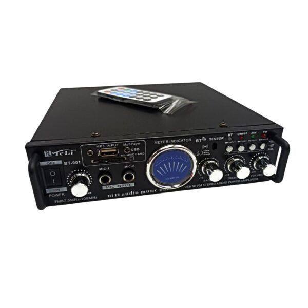 Amplifier with Karaoke function BT-901 in Black Color - Figura 3