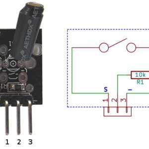 Shock Sensor Module with Arduino