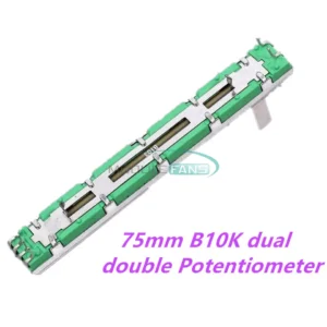 Straight Slide Potentiometer B103 Behringer-Dynacord Mixer Fader B10K Dual Double 75mm