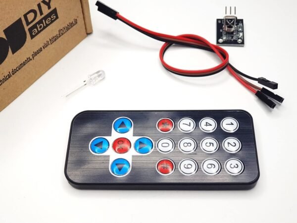 Infrared IR Remote Control Kit with 17-Key Controller and Receiver for Arduino, ESP32, ESP8266, Raspberry Pi - Figura 4
