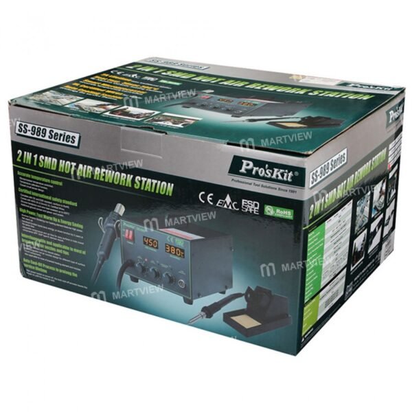 PROSKIT - SS-989B 2 In 1 Smd Hot Air Rework Station - Figura 2