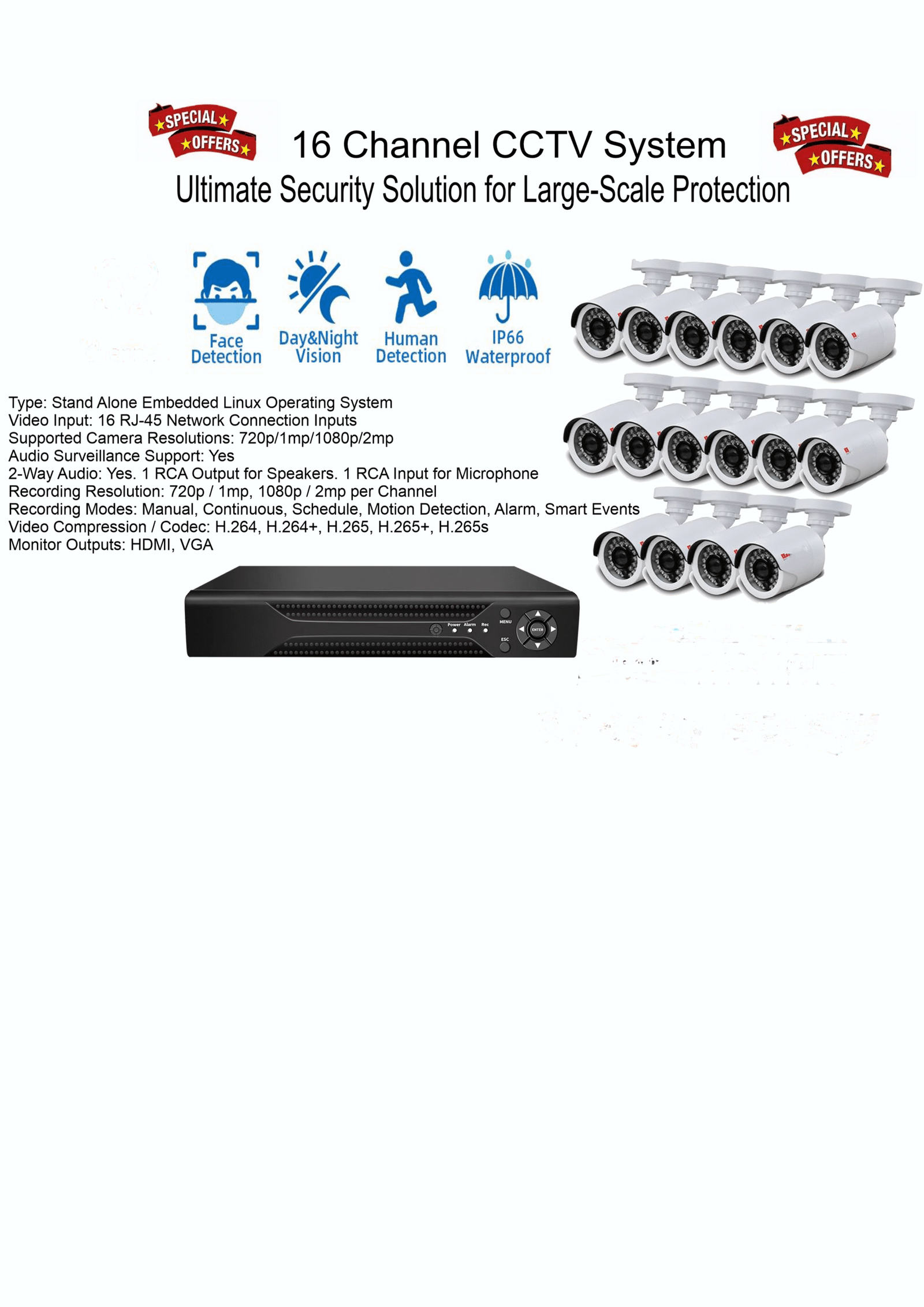16 Camera Security System