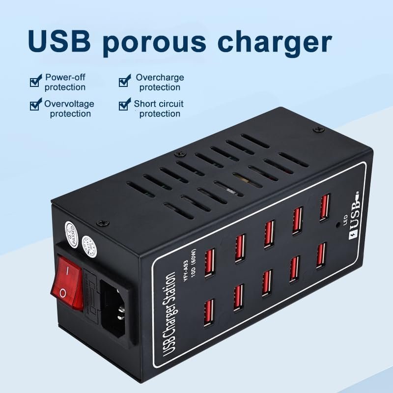 PSDA Universal 100W Multi USB Fast Charger - 24 Port Station - Figura 3