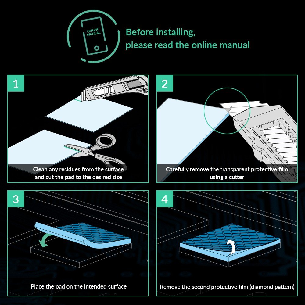 ARCTIC TP Premium Performance Thermal Pad 100x100x 2mm - Figura 3