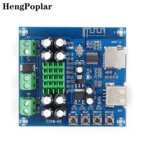 XH-M422 DC12-24V TPA3116D2 50W + 50W Bluetooth 4.0 Amplifier Board Module With Bluetooth U Disk TF Card Player C3-001