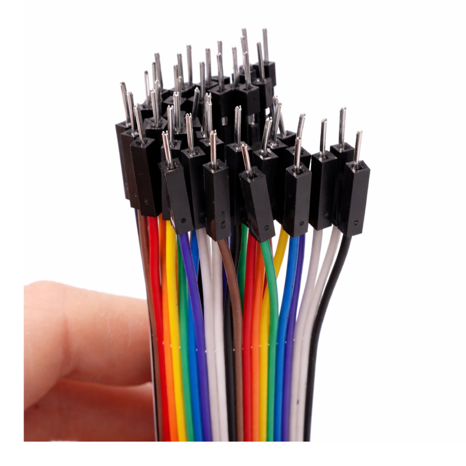 DuPont M-F jumper cables 40pin M/F, 40pin M/M, 40pin F/F Breadboard Jumper Ribbon Cables for Arduino, Raspberry Pi & DIY Electronics Projects - Figura 8